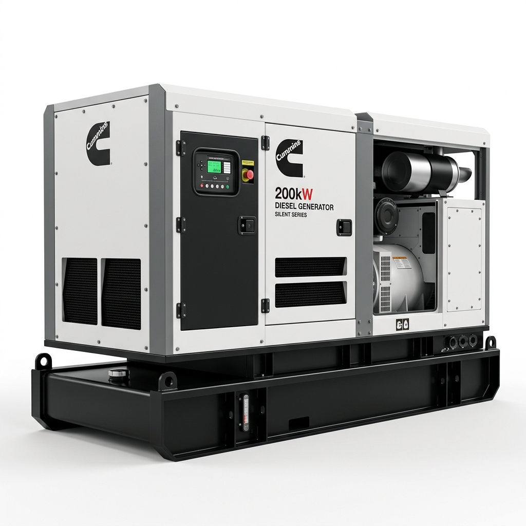 Cummins C200 D5 200 kW Silent Generator